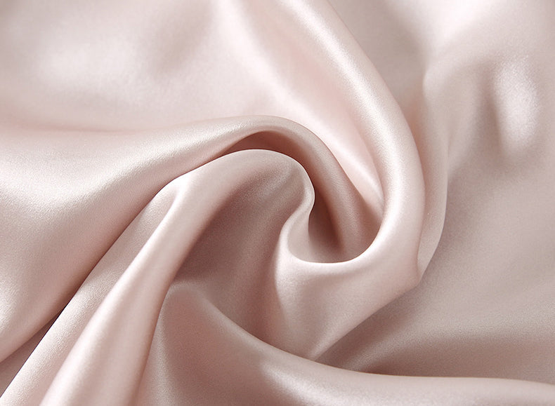 Silk Matching Pajamas Autumn Female Cute Ruffle Doll Collar Simplicity Pure Color Long Sleeve Two-Piece Set