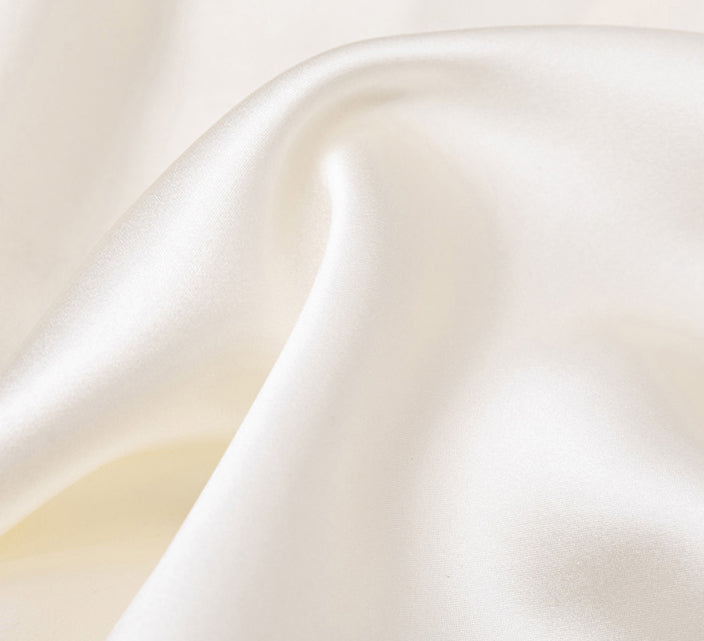 Silk Spring And Autumn Female V-Neck Waist Lace Long-Sleeved Sexy High-End Retro Elegant French Solid Color Pajamas