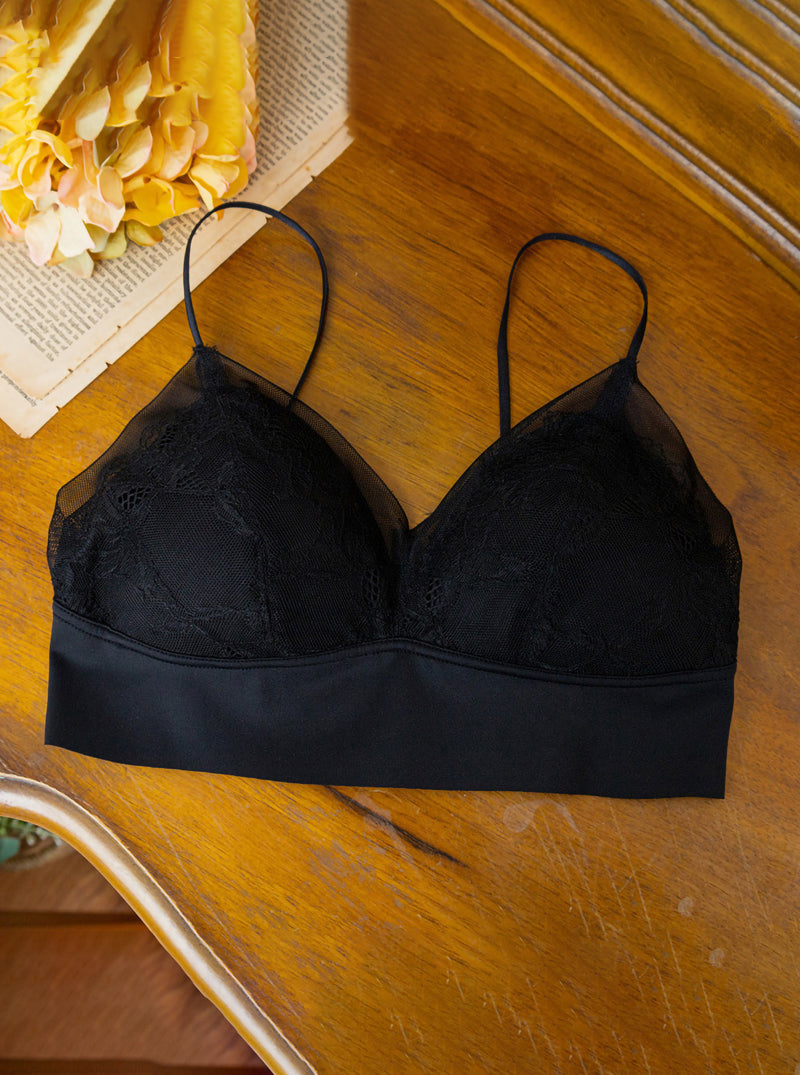 Pure Color Mulberry Silk Elasticity No Steel Ring Breathable Lace Sexy Silk Bra
